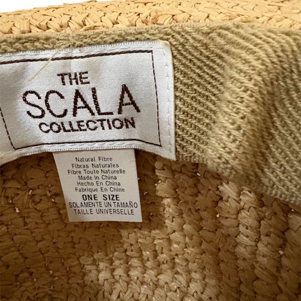 Scala Destin Straw Hat With Bow In Tea - image 6